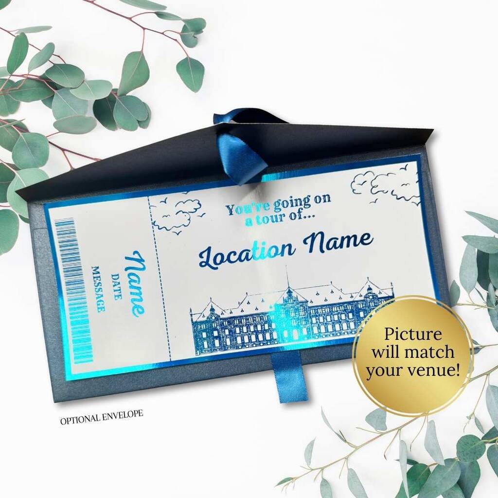 Personalised Tour Ticket, 1 of 6