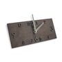 Scandinavian Style Minimalistic Dark Wall Clock, thumbnail 2 of 9