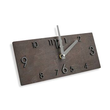 Scandinavian Style Minimalistic Dark Wall Clock, 2 of 9