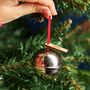 Personalised Believe Bell Christmas Decoration, thumbnail 5 of 7