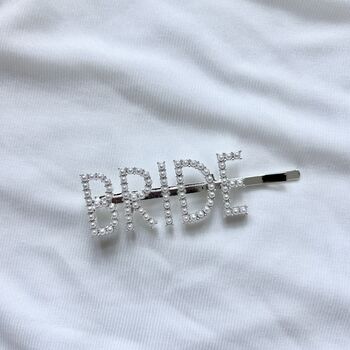 Pearl Bride Hair Slide, 2 of 2