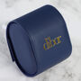 Personalised Luxury Midnight Blue Watch Box, thumbnail 6 of 8
