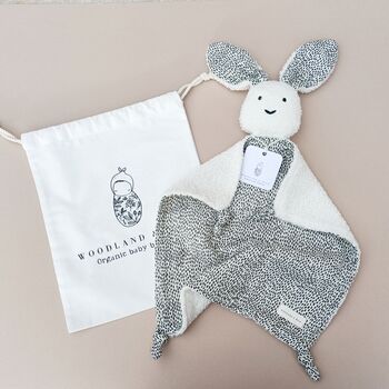 New Baby Gift, Bunny Comforter, 2 of 8