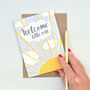 'Welcome Little One' New Baby Card, thumbnail 3 of 4