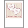 Personalised Love Hearts Wedding Anniversary Card, thumbnail 12 of 12