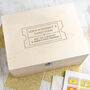 Personalised Couples Ticket Keepsake Box, thumbnail 6 of 9