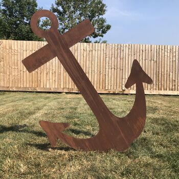 Large Anchor Garden Decoration, 2 of 3