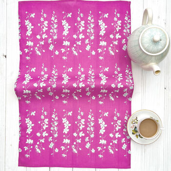 Spring Blossom Linen Tea Towel, 2 of 3