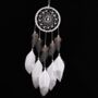 Black Feather Glitter Small Dream Catcher, thumbnail 2 of 4