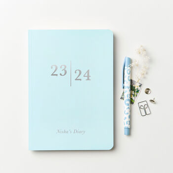 Personalised Analogue 2023 2024 Mid Year Diary, 2 of 8