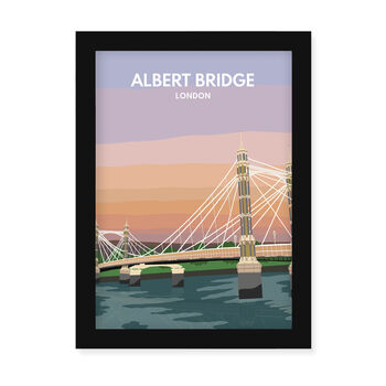 Albert Bridge London Framed Print, 6 of 6