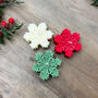 Festive Snowflake Candle Christmas Gift, thumbnail 2 of 9