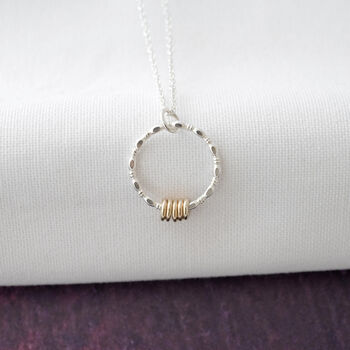 50th Gold And Silver Birthday Necklace, 4 of 12