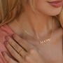 Amore Sterling Silver / Gold Plated Necklace, thumbnail 7 of 12