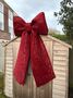 Red Sequin Giant Bow, thumbnail 1 of 2