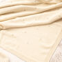 Toffee Moon White Pointelle Christening Baby Blanket, thumbnail 11 of 12