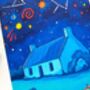 Midnight Cottage Watercolour Print, thumbnail 4 of 6