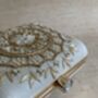 Off White Mandala Design Square Clutch Bag, thumbnail 9 of 9