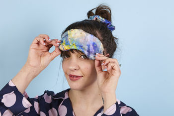 Colourful Silk Eye Mask And Scrunchie Gift Set, 2 of 8