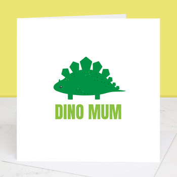 Dino Mum Mother's Day Card With Colour Options, 3 of 3