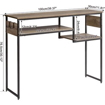 Industrial Console Table Table Hallway Entryway Table, 12 of 12