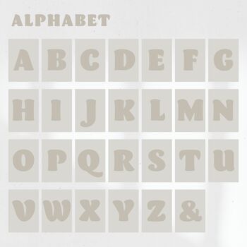 Initial Letter Print In Scandi Neutrals For Kids Room, 12 of 12