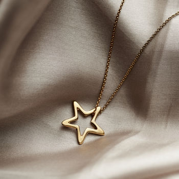 Personalised Open Star Necklace, 3 of 7