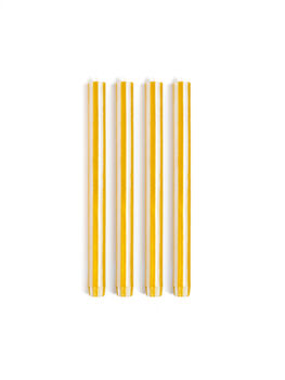 Stripe Dinner Candles Single Colours, 7 of 8