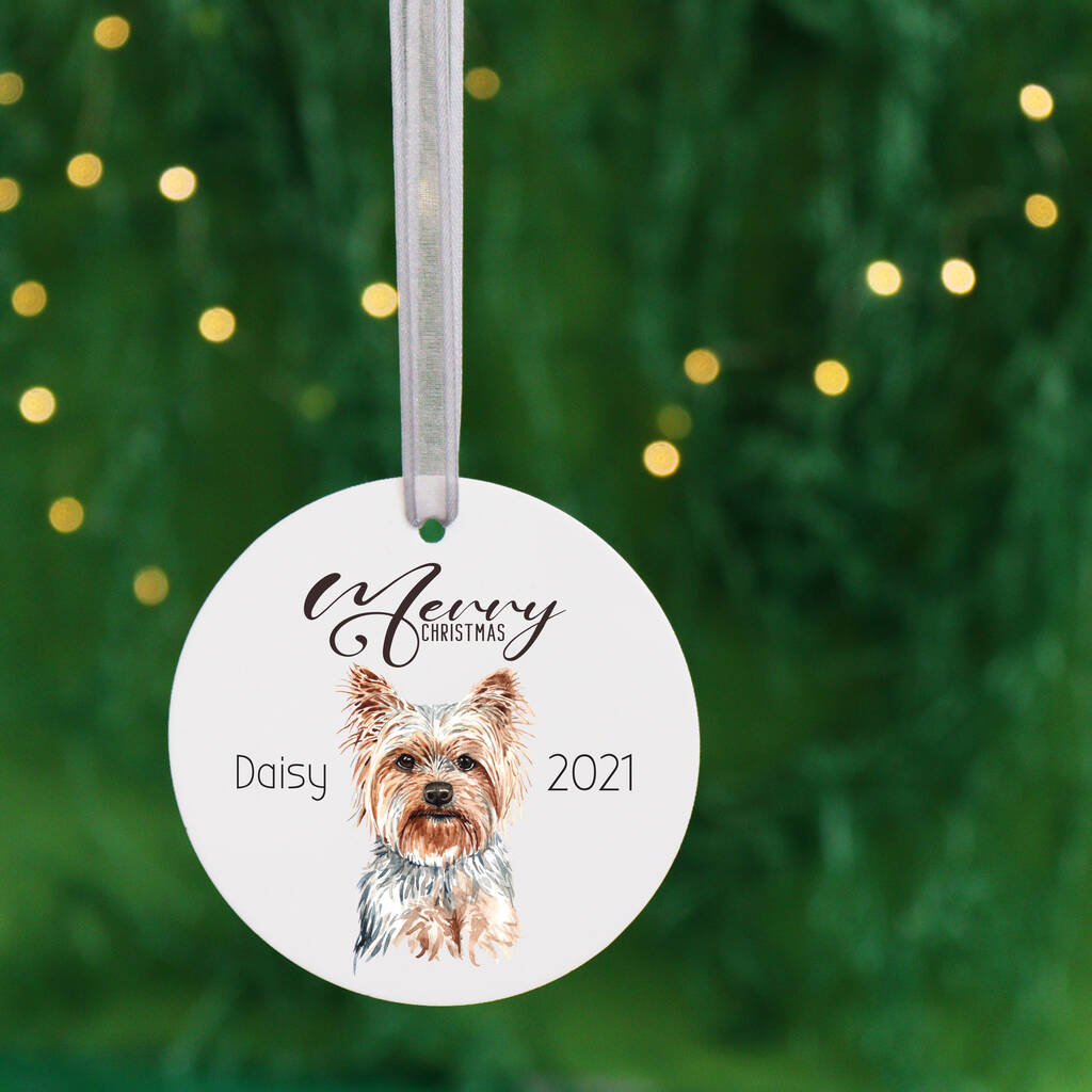 Personalised Dog Breed Pet Bauble, 1 of 12