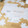 Frosted Acrylic Sparkly Circle Hen Party Signing Puzzle, thumbnail 2 of 5