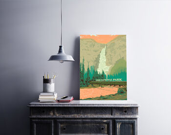 Yoho National Park Canada Travel Poster Art Print, 4 of 6