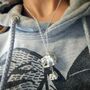 Personalised Mother And Baby Elephant Necklace, thumbnail 5 of 12