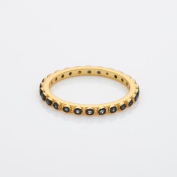 18k Gold Plated Hera Single Stacking Ring, 2 of 4