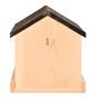 Wall Mounted Wooden Bird Feeding Table With Apex Roof, thumbnail 2 of 8