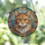 Ginger Cat Stained Glass Effect Suncatcher, thumbnail 5 of 6