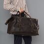 Large Genuine Leather Holdall Tan Brown, thumbnail 11 of 12