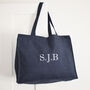 Personalised Initials Oversized Beach And Shopping Bag, thumbnail 4 of 6