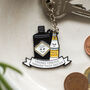 'Thick And Gin' Funny Friendship Keyring, thumbnail 4 of 5