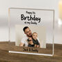 Personalised First Birthday As My Daddy Block, thumbnail 1 of 3