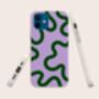 Purple Swirl Biodegradable Phone Case, thumbnail 1 of 8
