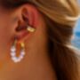 Pippa Ear Cuff 18k Gold Plated Titanium, Tarnish Free, Hypoallergenic + Waterproof, thumbnail 11 of 11