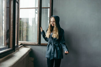 Women's Linen Summer Jacket With Hood, 3 of 13