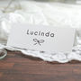 Tying The Knot Wedding Place Cards, thumbnail 4 of 8