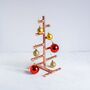 Solid Copper Pipe Christmas Tree, Copper New Year Xmas Decor 170 Mm X 300 Mm, thumbnail 2 of 3