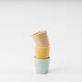 Handmade Creamy White Ceramic Shot 'Glass', thumbnail 6 of 6