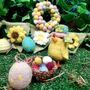 Handmade Felt Easter Mini Bubble Wreath Decoration, thumbnail 2 of 2