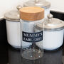 Personalised Dotted Tea Glass Storage Jar, thumbnail 4 of 9