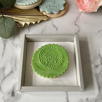 St Patrick's Day Personalised Vanilla Cookies, 2 of 4