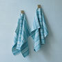 Various Colours Linen Hand Towels Multistripe, thumbnail 1 of 9