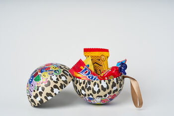 Bauble In Swedish Design Filled With Your Choice Of Swedish Chocolates, Swedish Candy Or Chocolate Truffles, Nisse, 11 of 12